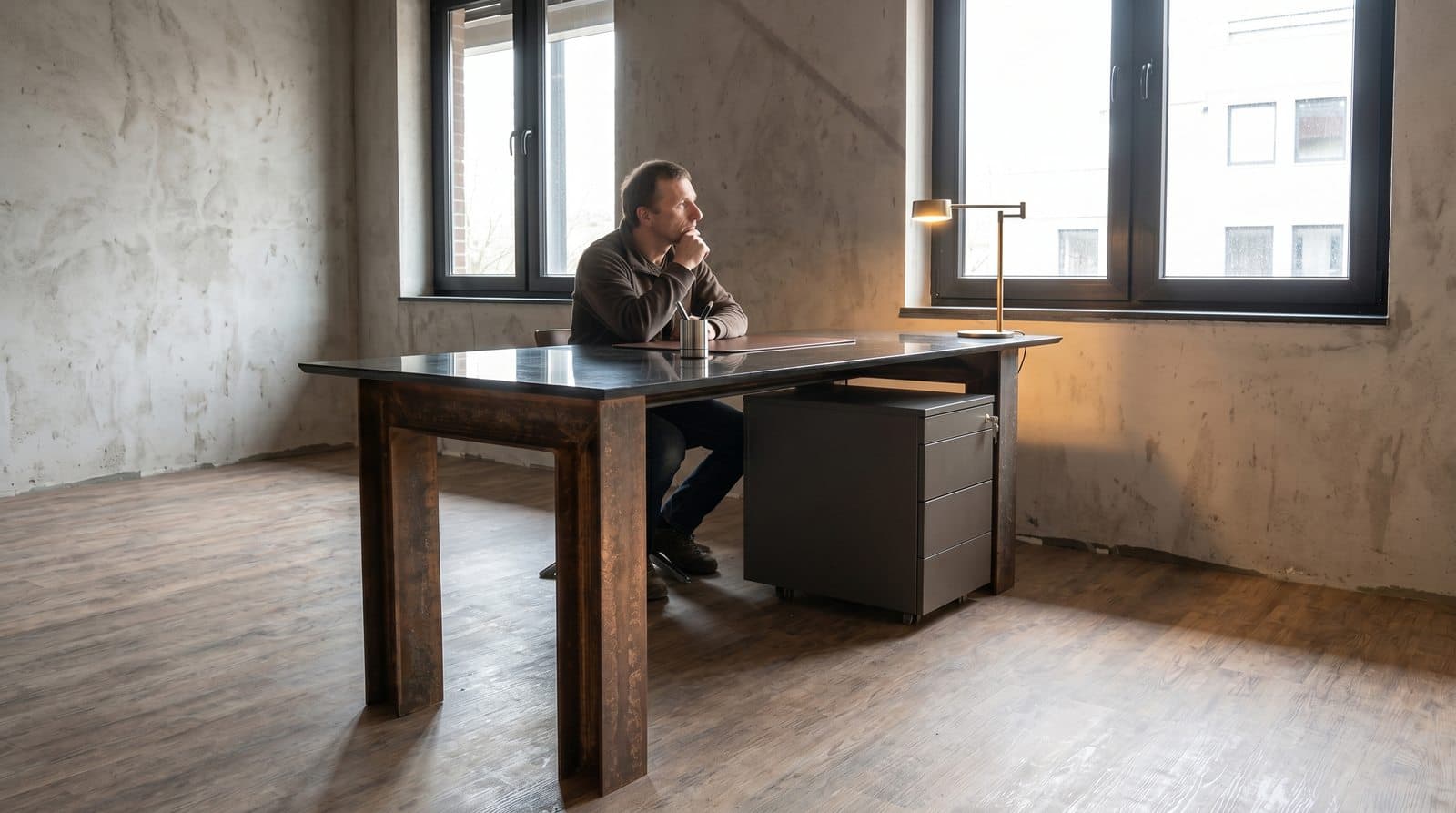 Ihr Büro planen wir, bevor das erste Brett geschnitten wird.